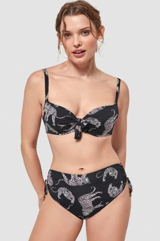 Slip bikini - Bianco e nero
