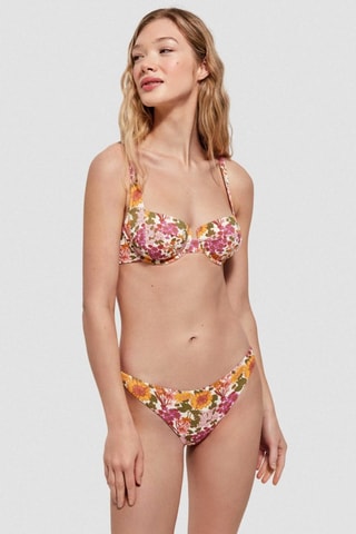 Slip bikini - Giallo e rosa