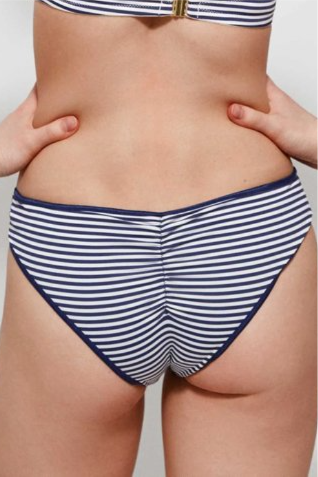 Slip bikini - Bianco e blu