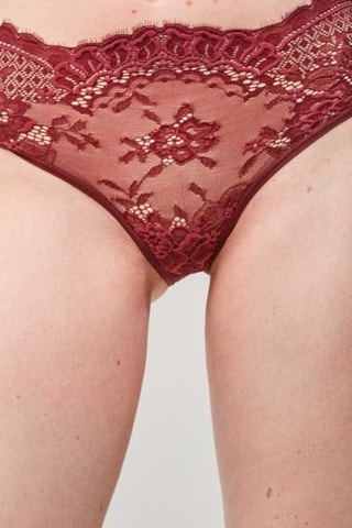 Slip a vita alta - Rosso