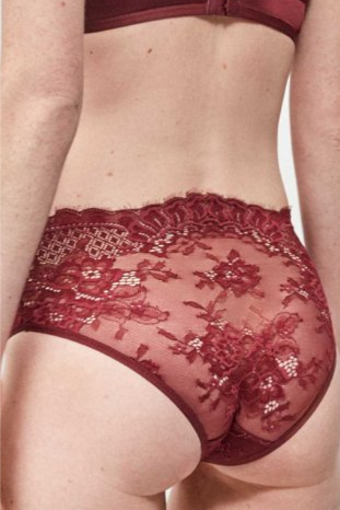 Slip a vita alta - Rosso