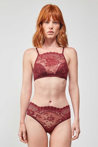 Slip a vita alta - Rosso