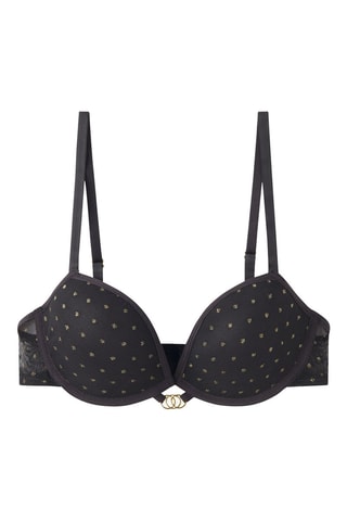 Reggiseno push-up - Nero e dorato