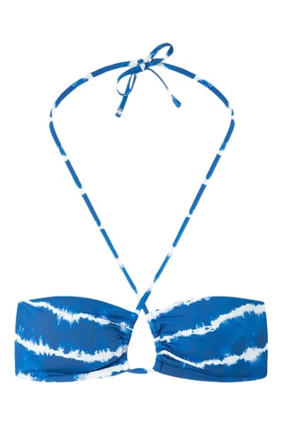 Reggiseno bikini tie and dye con coppe Swim - Multicolore