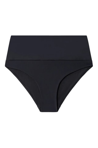 Slip bikini a vita alta Swim - Nero