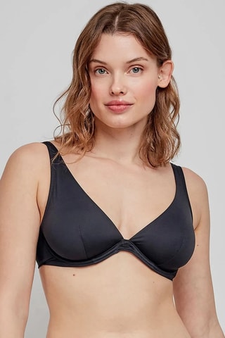 Reggiseno bikini con coppe Swim - Nero