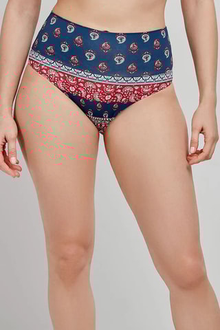 Slip bikini a vita alta Swim - Multicolore