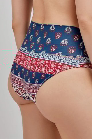 Slip bikini a vita alta Swim - Multicolore