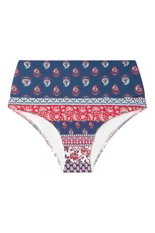 Slip bikini a vita alta Swim - Multicolore