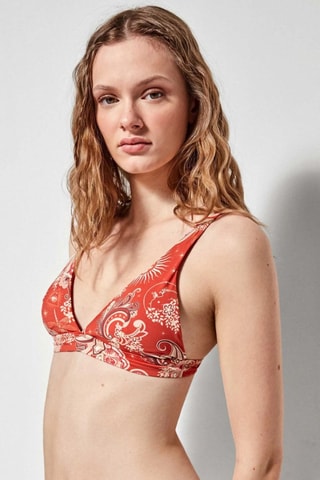 Reggiseno bikini - Bianco e rosso