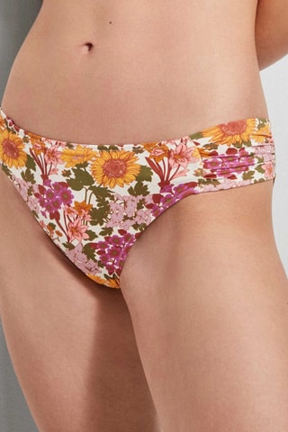 Slip bikini - Giallo e rosa