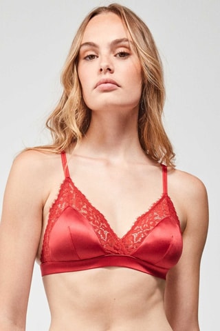 Reggiseno con coppe - Rosso