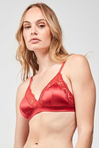 Reggiseno con coppe - Rosso