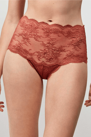 Perizoma a vita alta - Arancione