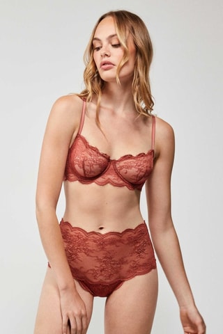 Perizoma a vita alta - Arancione