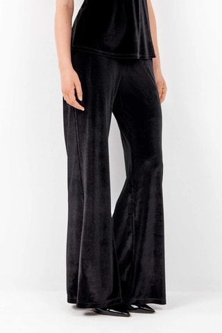 Pantaloni larghi a vita alta Party Edition - Nero
