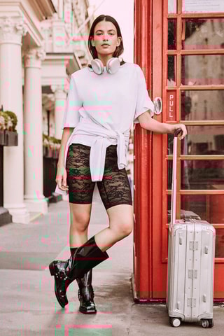 Ciclisti a vita alta Party Edition - Nero