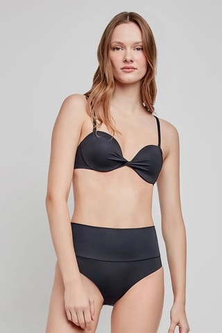 Reggiseno bikini con coppe Swim - Nero