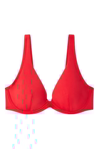 Reggiseno bikini con coppe Swim - Rosso