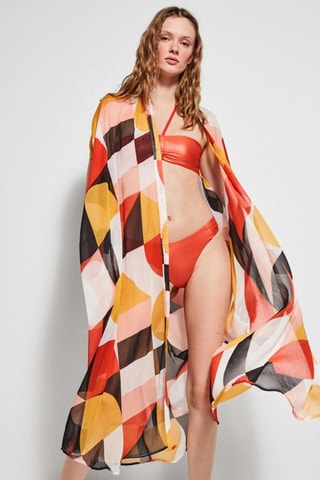 Caftano - Rosso e giallo