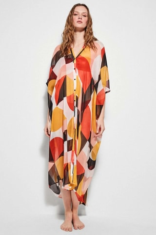 Caftano - Rosso e giallo