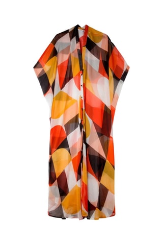 Caftano - Rosso e giallo