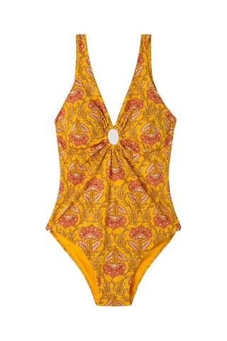 Costume intero - Rosso e giallo