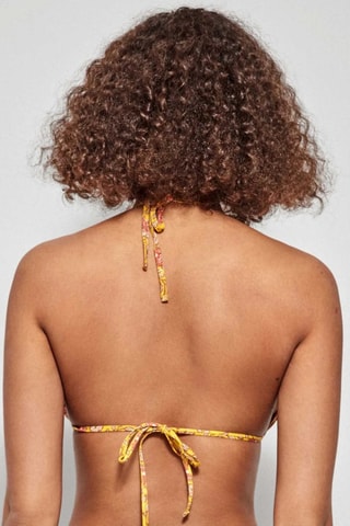 Reggiseno bikini - Rosso e giallo