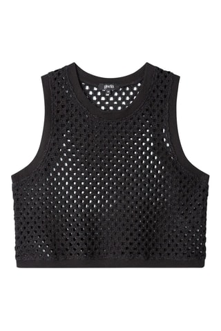 Crop top Beach - Nero