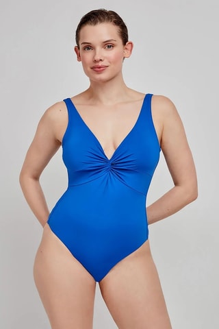 Costume intero con coppe Swim - Navy
