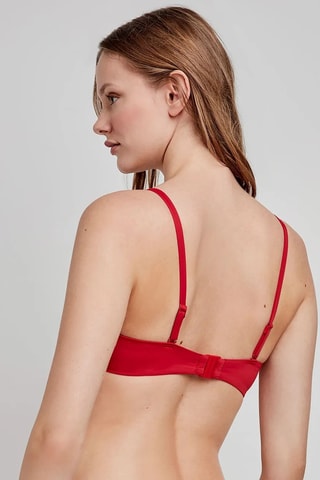 Reggiseno bikini con coppe Swim - Rosso