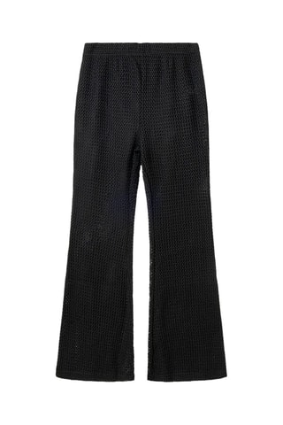 Pantaloni a vita alta Beach - Nero