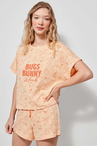Pigiama Bugs Bunny Looney Tunes - Multicolore