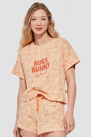 Pigiama Bugs Bunny Looney Tunes - Multicolore