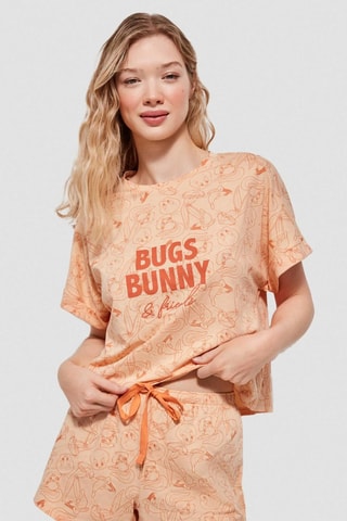 Pigiama Bugs Bunny Looney Tunes - Multicolore