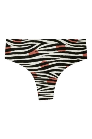 Slip bikini double face - Bianco e nero