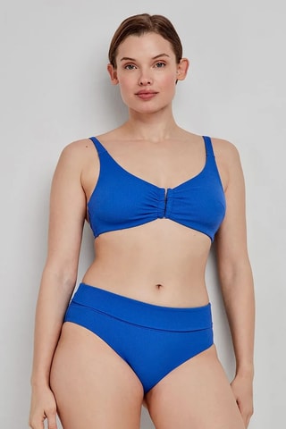 Slip bikini a vita alta Swim - Blu