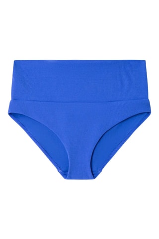 Slip bikini a vita alta Swim - Blu