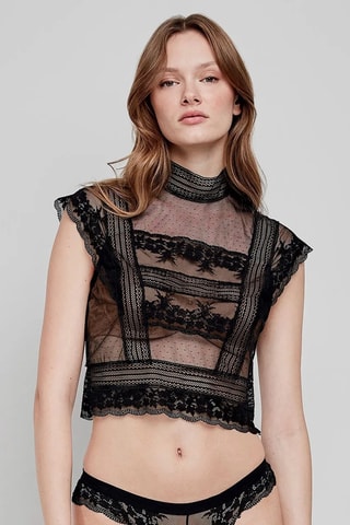 Crop top Intimates - Nero