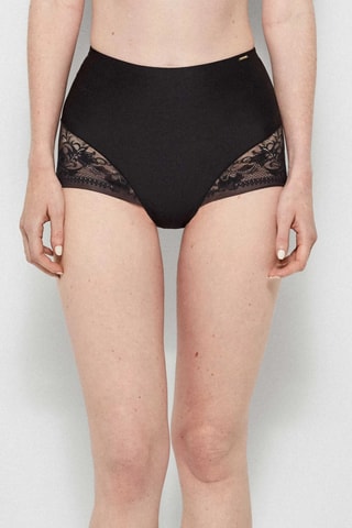 Slip a vita alta Light - Nero