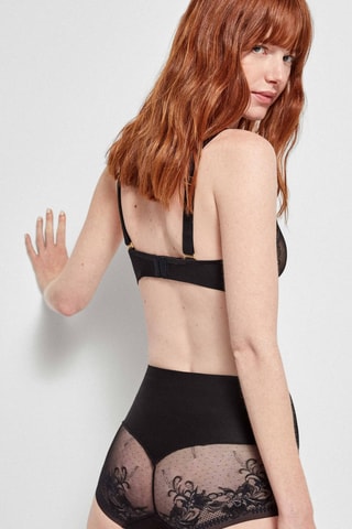 Slip a vita alta Light - Nero