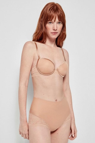 Slip a vita alta Light - Nude