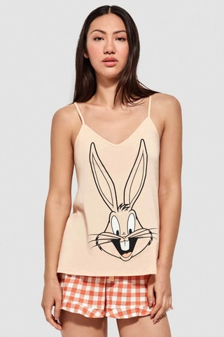 Pigiama Bugs Bunny Looney Tunes - Rosa