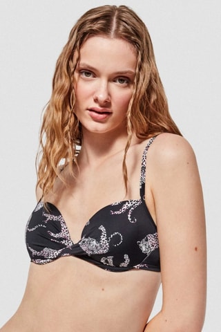 Reggiseno bikini - Bianco e nero