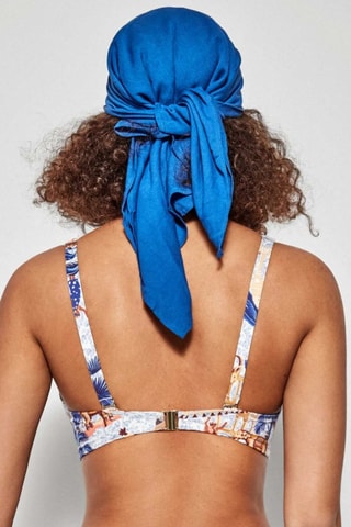 Reggiseno bikini - Bianco e arancione