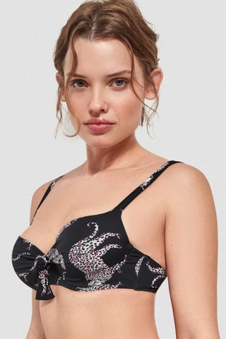 Reggiseno bikini - Bianco e nero