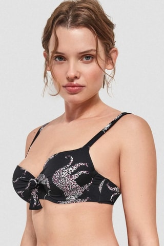 Reggiseno bikini - Bianco e nero