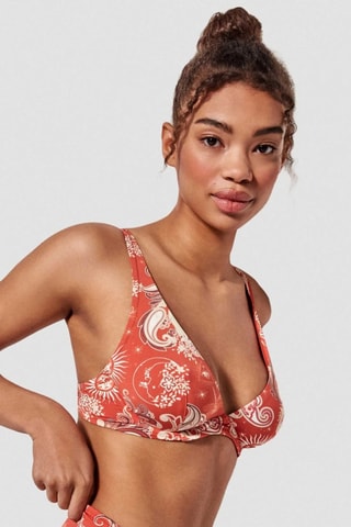 Reggiseno bikini - Bianco e rosso