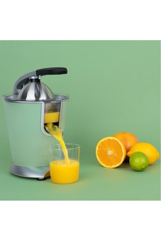 Espremedor de citrinos elétrico - 160 W - Prateado e verde
