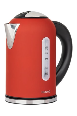 Bollitore elettrico - 1,7 l - 2200 W - Rosso